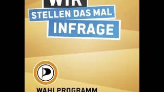 07 Arbeit und Soziales - Wahlprogramm 2013 der Piratenpartei Deutschland