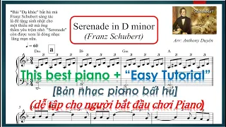 🟢[Serenade in D minor] How to play Piano Serenade * Hướng dẫn chi tiết P1 (free sheet)
