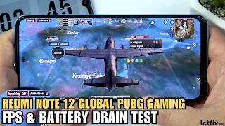 Xiaomi Redmi Note 12 PUBG Mobile Gaming test | Snapdragon 685, 120Hz Display