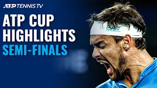 Medvedev, Zverev, Fognini, Rublev Fight For Final Spot | ATP Cup 2021 Semi-Final Highlights