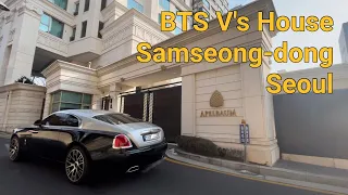 BTS V Taehyung's House in Samseong-dong, Seoul Korea