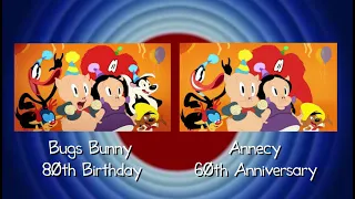 Bugs Bunny 80th Birthday/Annecy 60th Anniversary Comparison