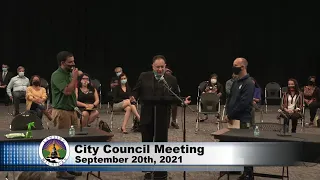 September 20th, 2021 City Council Meeting