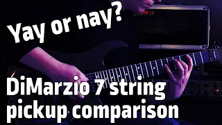 DiMarzio 7-string Bridge Pickup Shootout | Ibanez RG 1527 Prestige | ENGL Invader 100