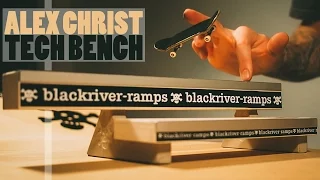 ALEX CHRIST VS The Blackriver-Ramps Fingerboard Tech Bench