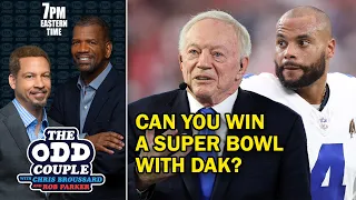 Jerry Jones Says Cowboys Will Go As Far as Dak Prescott Takes Them | THE ODD COUPLE