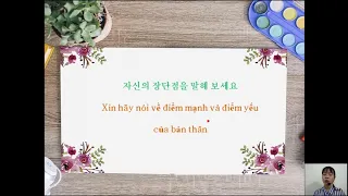 [Học tiếng Hàn] Cách giới thiệu bản thân bằng tiếng Hàn Quốc - Trang Korean.com