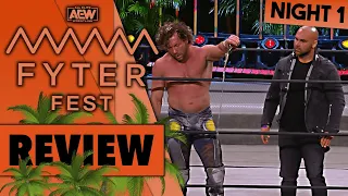 AEW Fyter Fest (Part 1) Review - KIPP WEG DAS ZEUG! - 01.07.20 (Wrestling Podcast Deutsch)