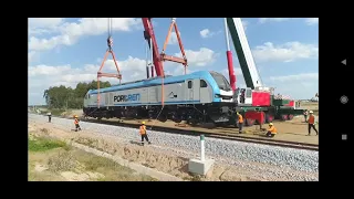 Locomotora para el tren de UPM Uruguay