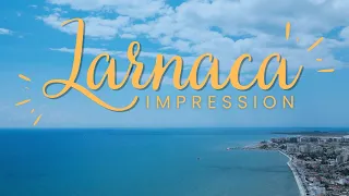 Mesmerizing Aerial Tour of Finikoudes Beach | Larnaca, Cyprus | May 2024