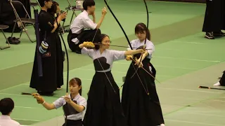 第71回全日本学生弓道選手権大会　女子団体予選