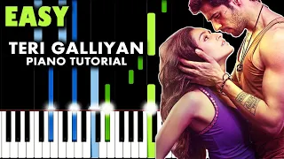 Teri Galliyan - Ek Villain (EASY Piano Tutorial)