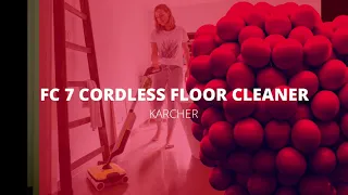 KARCHER FC 7 CORDLESS FLOOR CLEANER UNBOXING 2020