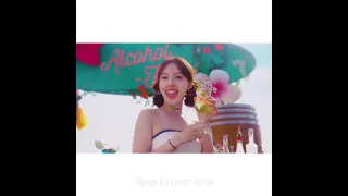 Alcohol-free but the intro says "TWICE" instead of "JYP"