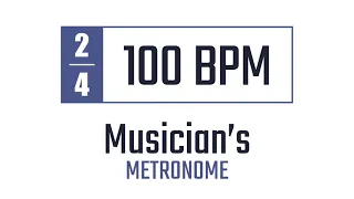 100 BPM - 2/4 - Metronome