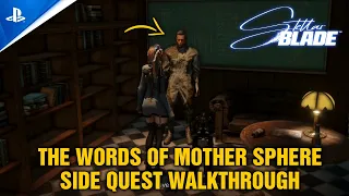 Stellar Blade - The Words of Mother Sphere Side Quest Guide Walkthrough