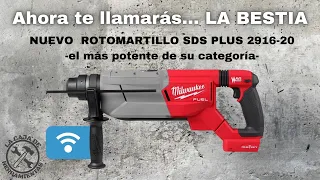 Conoce a -La Bestia- El NUEVO rotomartillo sds plus de Milwaukee Mod. 2916-20