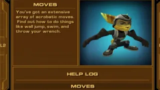 Ratchet and Clank 3 - options menu and local multiplayer