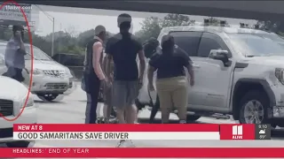 Good Samaritans help man suffering medical emergency on busy Atlanta highway