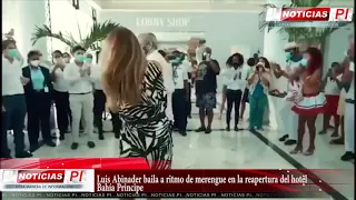 Luis Abinader baila a ritmo de merengue en la reapertura del hotel Bahía Principe