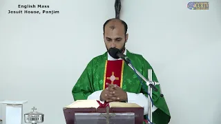 CCRTV -  English Mass  - 24 July -  Fr. Raul D'Souza  SJ - Jesuit House, Panjim