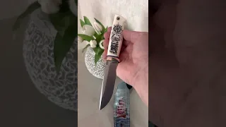 Нож с парусником В продаже Сталь М390