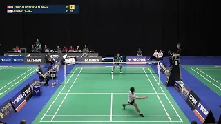 Match Point - Mads Christophersen vs Huang Yu Kai - MS, SF - Denmark Masters 2023