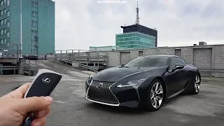 Lexus LC 500 5.0 V8 477 hp TEST POV Drive & Walkaround English Subtitles