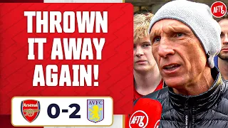 I’m Hurt, We’ve Thrown It Away Again! (Lee Judges) | Arsenal 0-2 Aston Villa