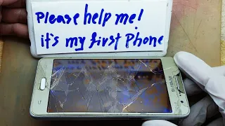 Destroyed phone Restoration | Rebuild broken Samsung Galaxy Grand Prime phone