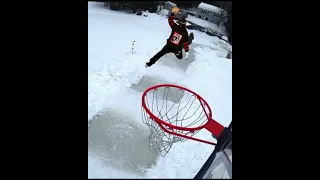 Ice skating dunk meme but it's my characters