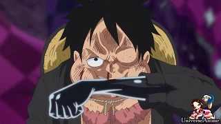 Luffy usa Gear 4 Snakeman pela primeira vez