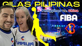 Our INCREDIBLE FIBA World Cup Experience! Philippines vs China 2023 GILAS PILIPINAS for the WIN 🏆 4k