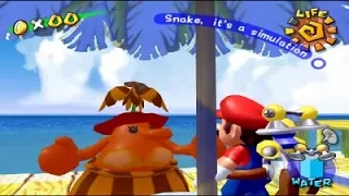 Super Mario Sunshine Arcade Glitch and Easter Egg