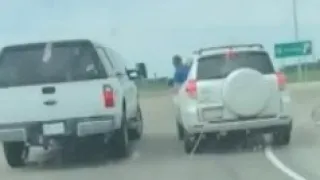 WATCH: Two men charged after this unbelievable incident of road rage in Alberta