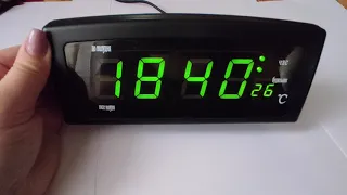 Налаштування електронного годинника Caixing CX818