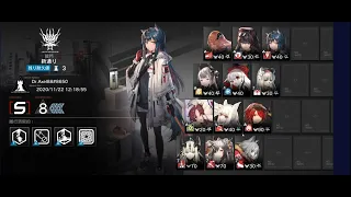 【Arknights】CC#1 Day 12 New Street Risk 8 Sniper team clear (with daily tag banned tiles)