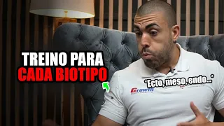 Treino para cada biotipo corporal *ecto, meso e endomorfo*