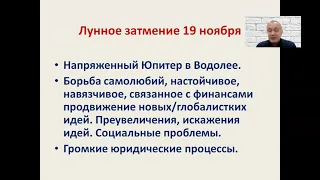 Прогноз на октябрь, ноябрь и декабрь 2021 года