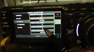 Yeasu FT-710 Transmit Audio settings