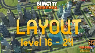 SimCity Buildit Layout Level 16 - 24