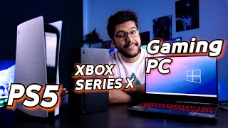 اشترى PlayStation 5 ولا PC ؟ | 💻 🆚 🎮 مقارنة بلايستيشن 5 ولا بي سي !!