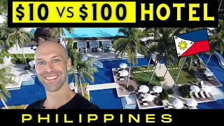 $10 vs $100 Hotel Room | Philippines