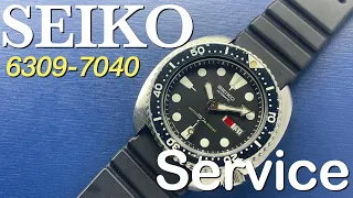 For G.D. -- Seiko 6309-7040 "Turtle" Service and Restoration