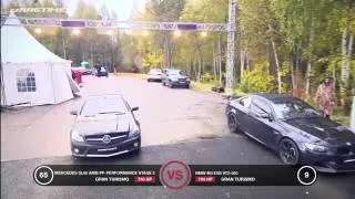 Bmw m3 ESS vs Mercedes sl 65 black series!!