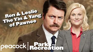 Ron and Leslie | The Yin & Yang Of Pawnee | Parks and Recreation