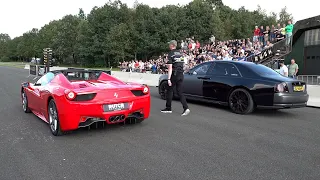 Ferrari 458 Italia vs Rolls Royce Ghost