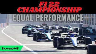 I Simulated an F1 22 Championship on Equal Performance