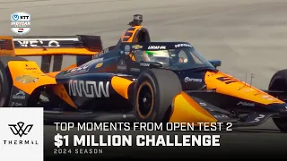 Top moments from Open Test 2 // The Thermal Club $1 Million Challenge | INDYCAR