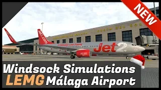 [XP11] NEW Windsock Simulations Málaga | Zibo B737-800 | LEMG ✈ EGCC | ASXP+Ortho4XP+xVision